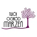 Na grafice widoczne jest logo z napisem „Twój Ogród Marzeń”, utrzymane w eleganckiej, minimalistycznej stylistyce.